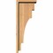 Ekena Millwork Mediterranean Smooth Corbel w/Backplate, Western Red Cedar, 5 1/2"W x 10"D x 26"H COR06X10X26MED01SWR - alternate 3